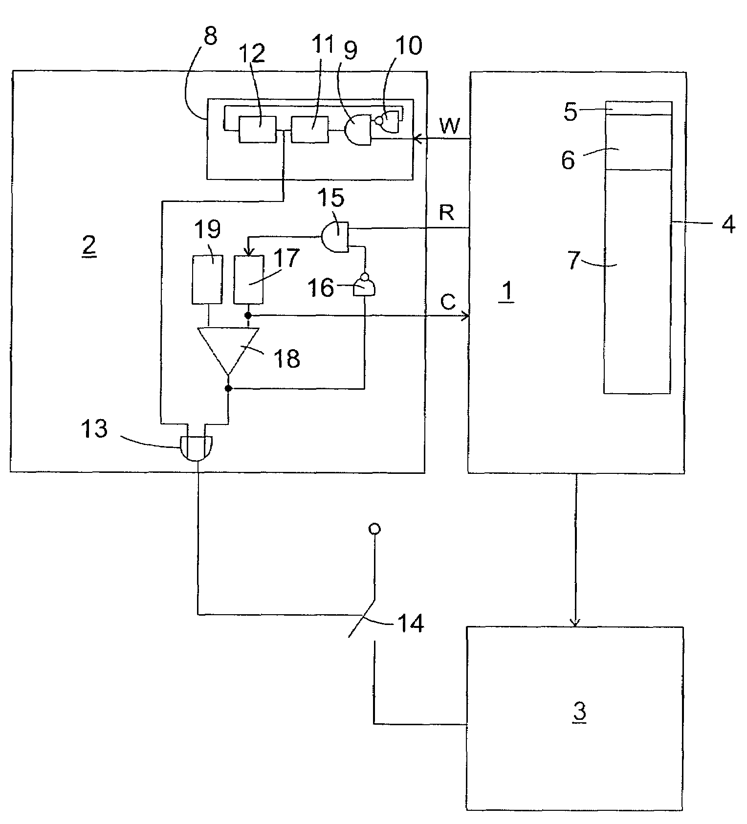 Microcontroller system and operating method for secure device locking using counter and timer