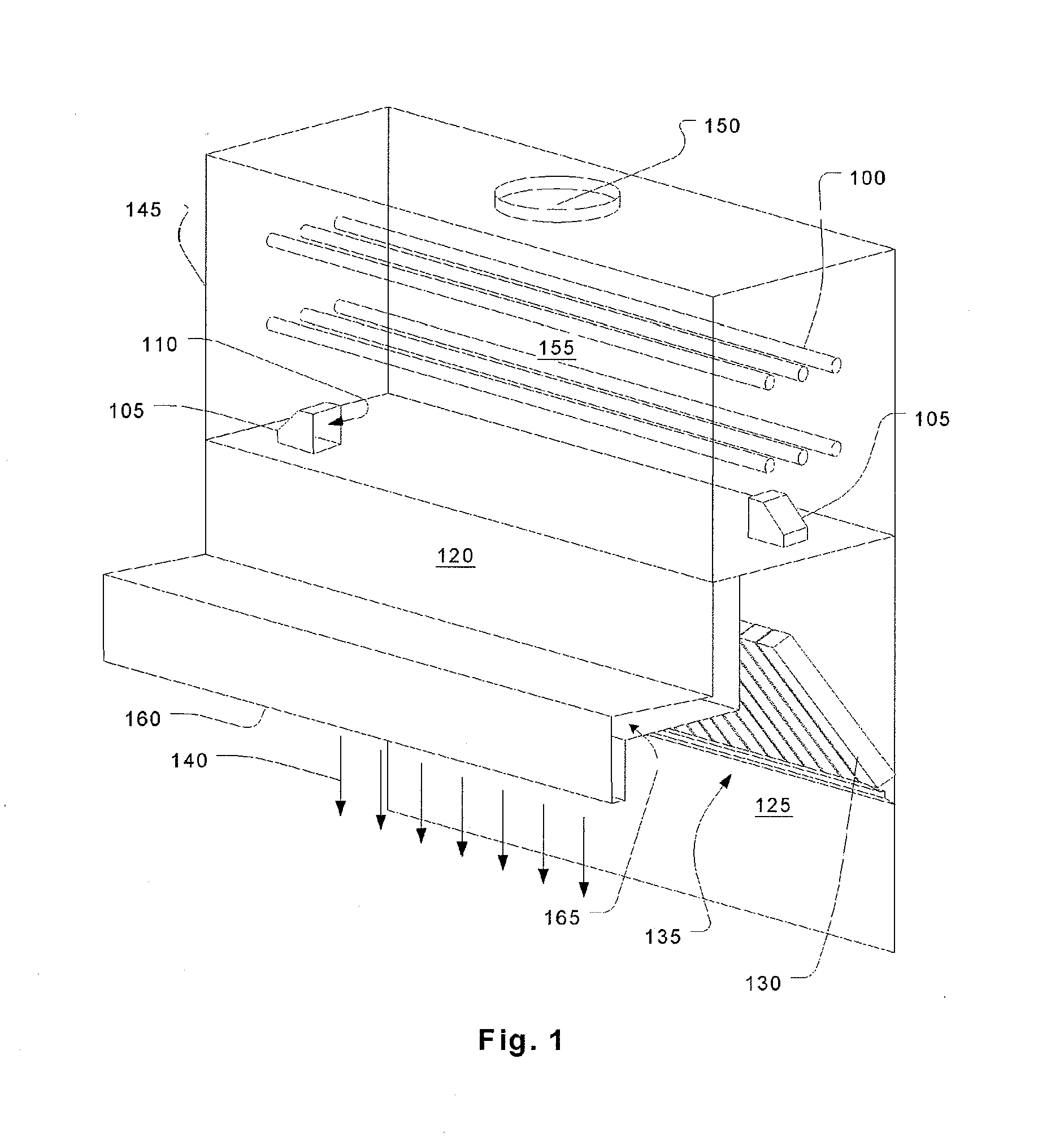 Fume treatment method and apparatus using ultraviolet light to degrade contaminants