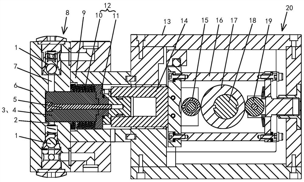 Plunger pump with corrugated-pipe-shaped diaphragm piece