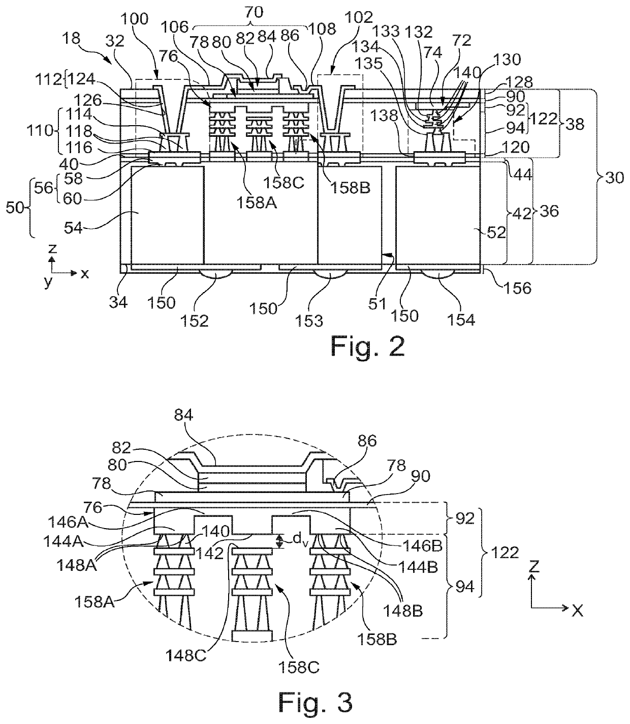 Photonic chip with buried laser source