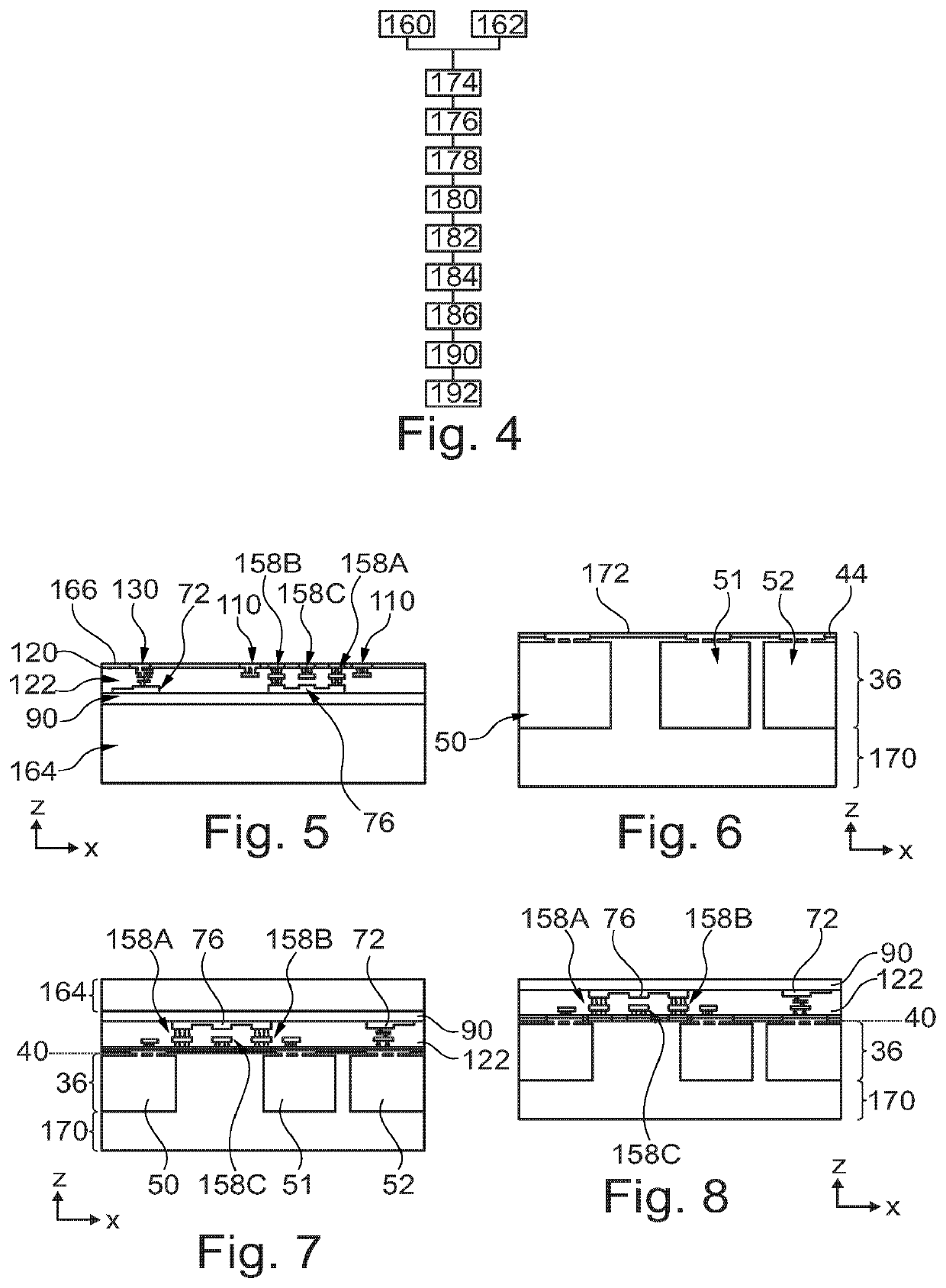 Photonic chip with buried laser source