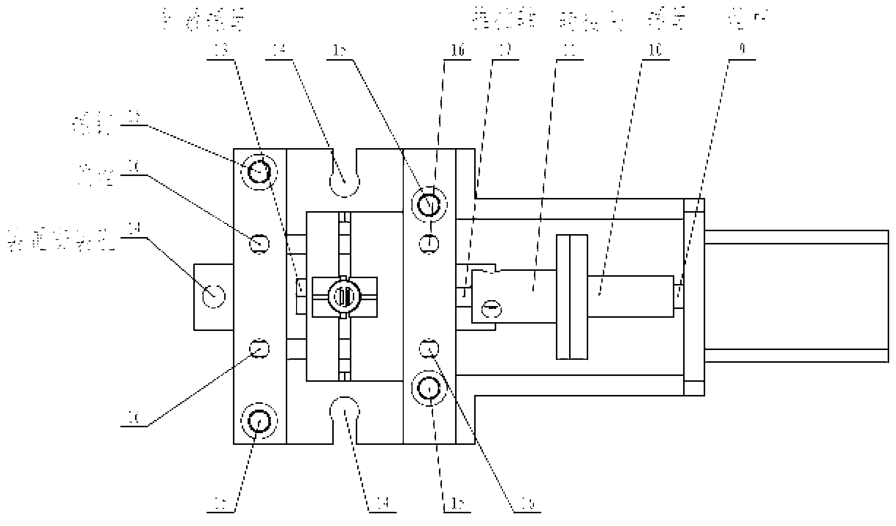 Inner wall clamping device of thin-wall cylindrical micro parts and method