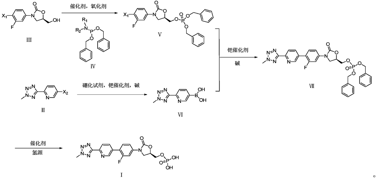 A kind of preparation method of bacterial protein synthesis inhibitor