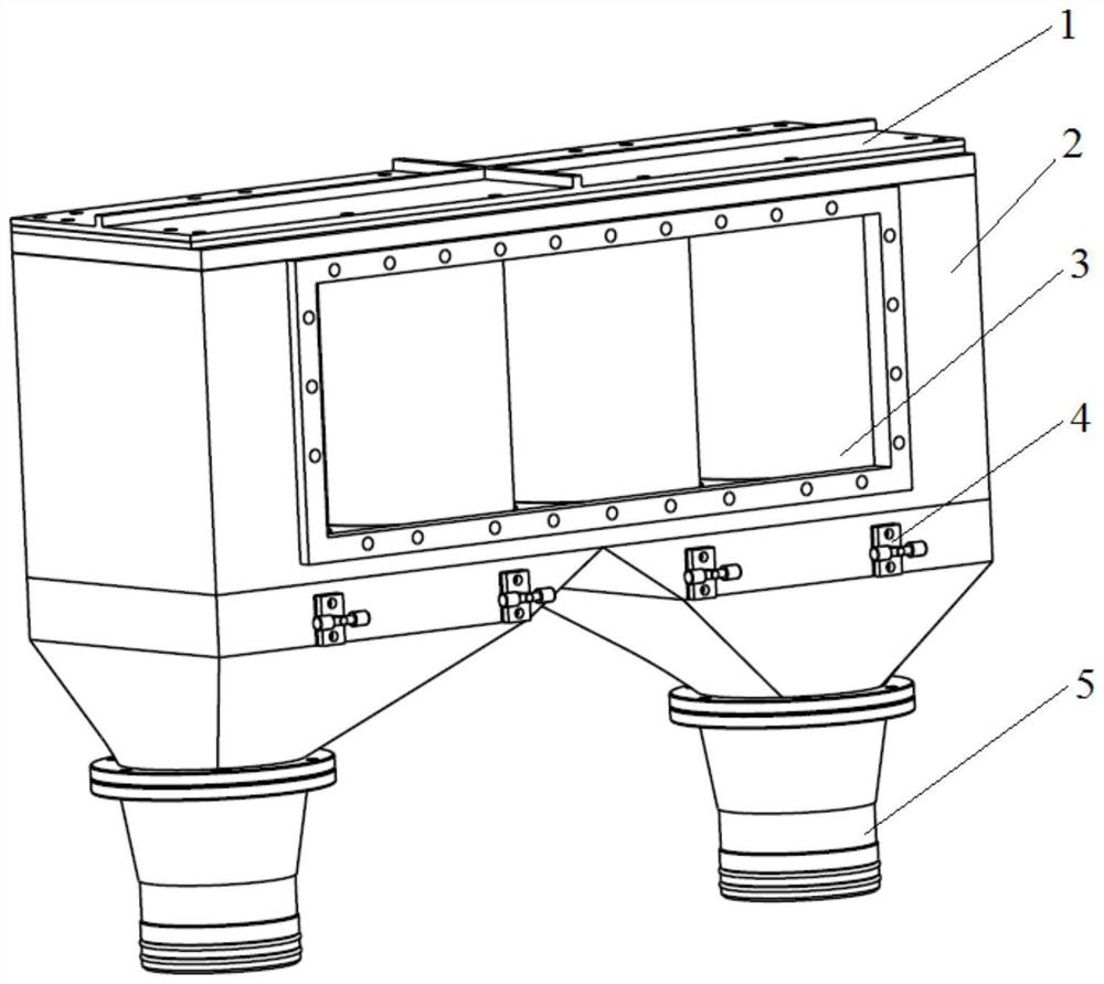 A compact fine air filter suitable for high temperature and high pressure environment