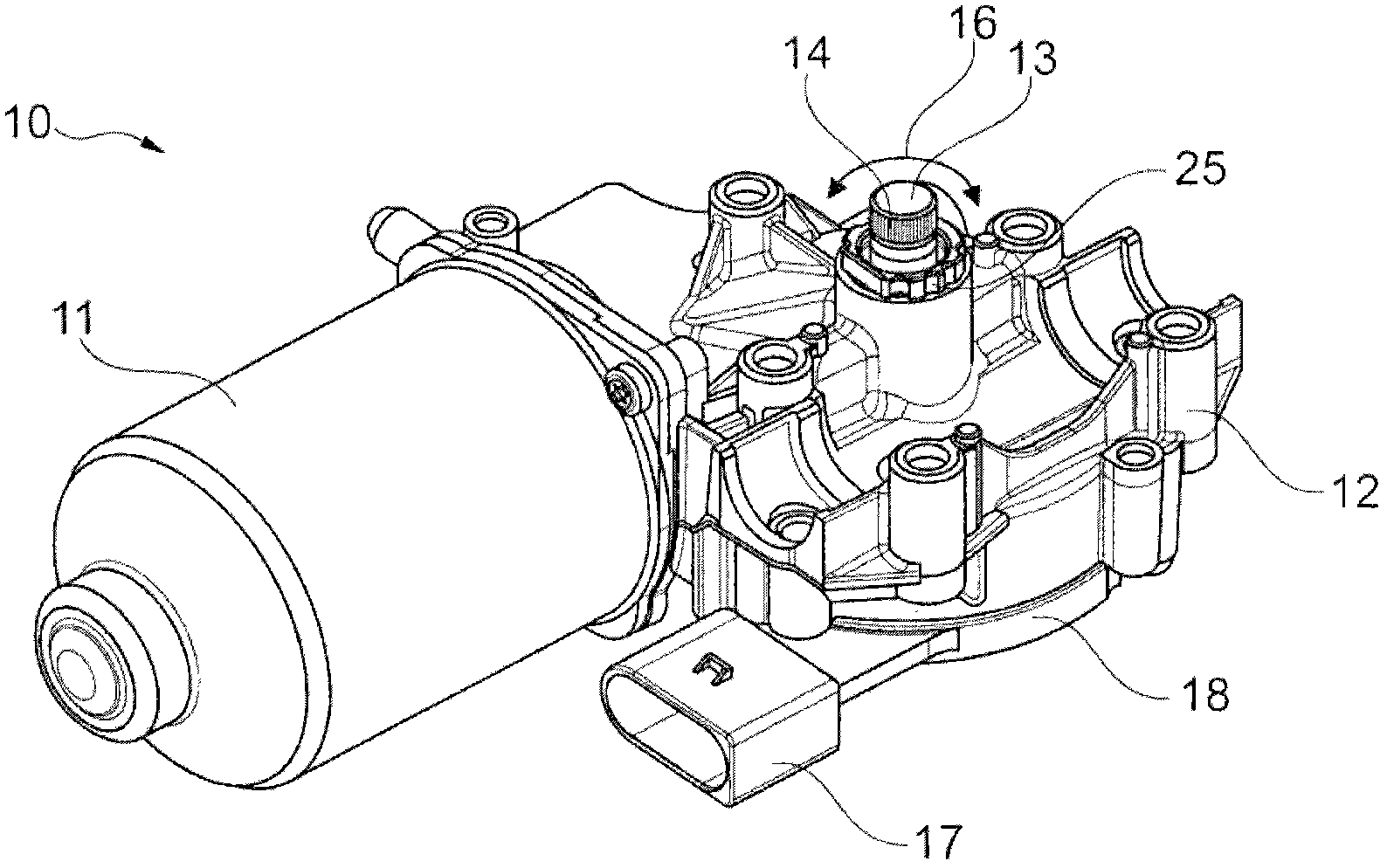 Windscreen wiper motor