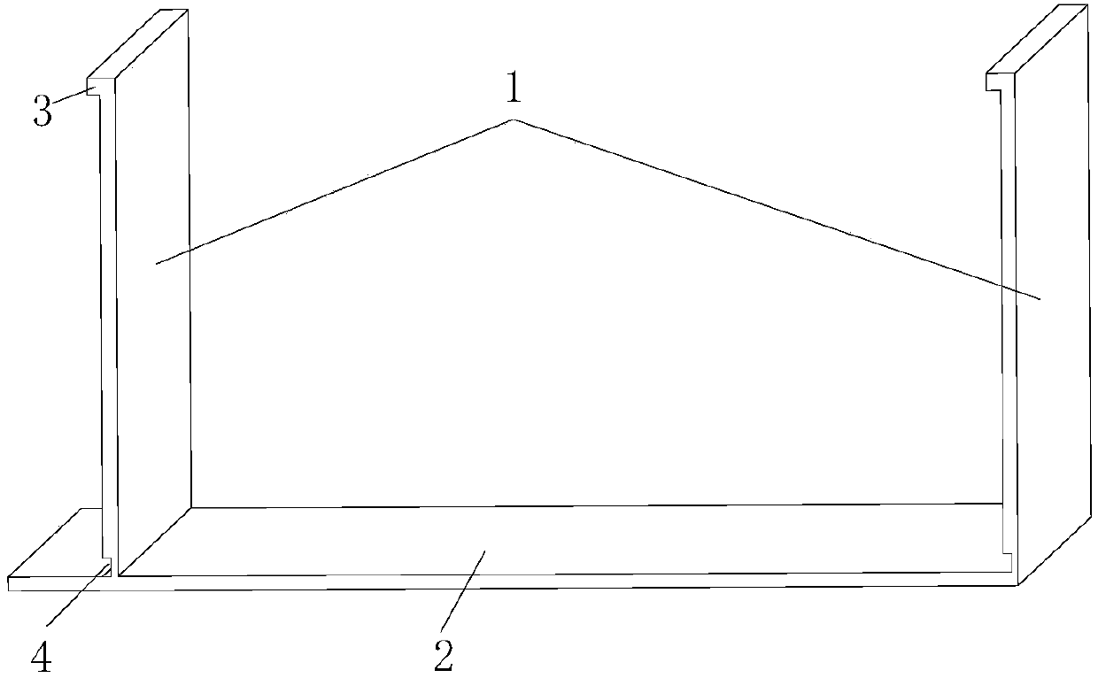 Assembly type cable trough and installation method thereof