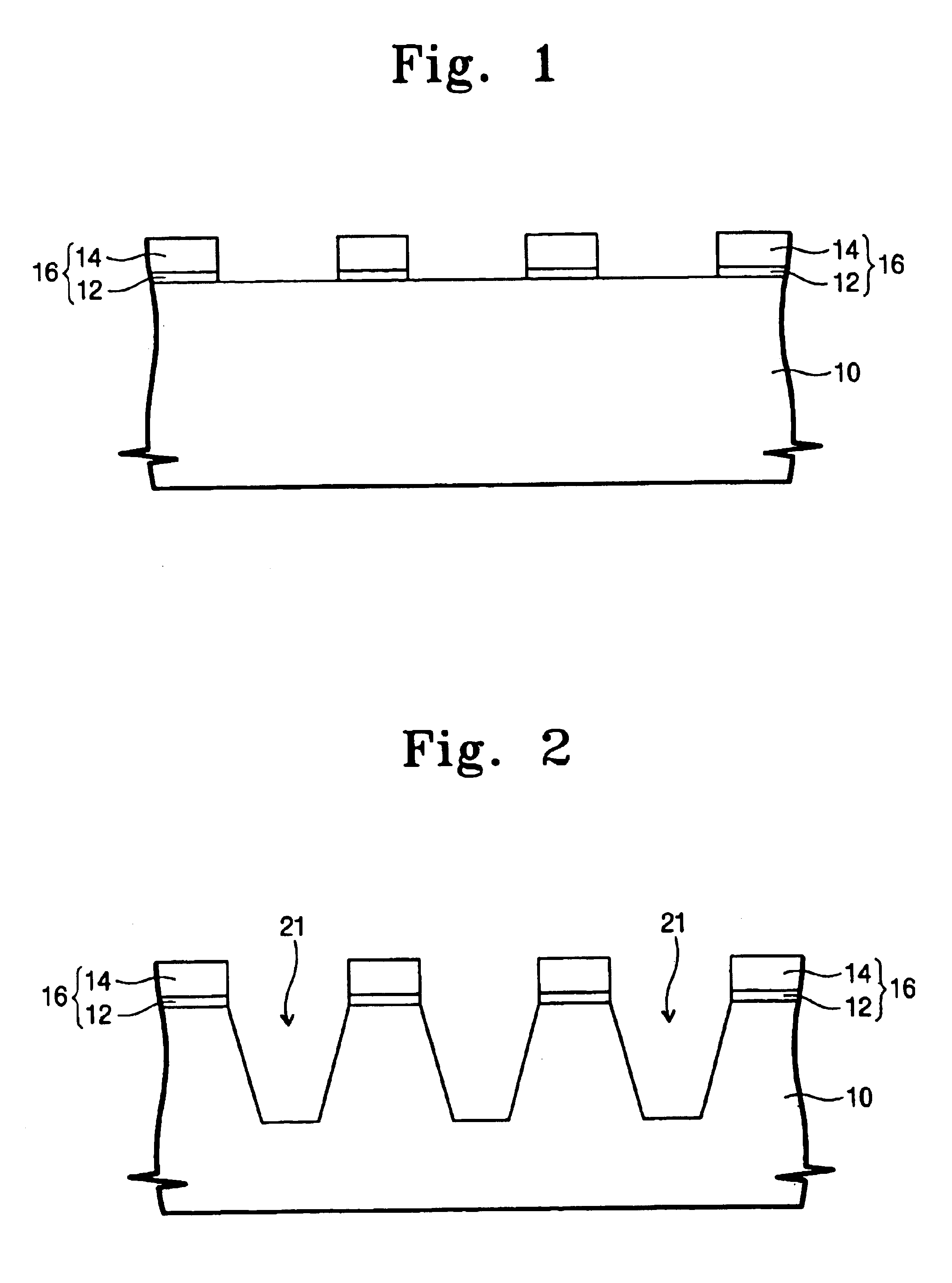 Method and device for forming an STI type isolation in a semiconductor device