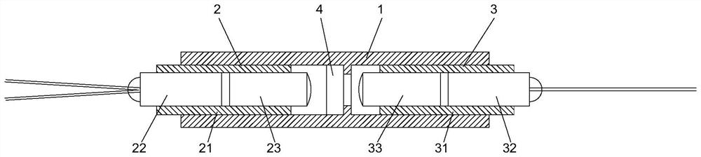 Optical system capable of realizing multi-wavelength laser beam combination and splitting