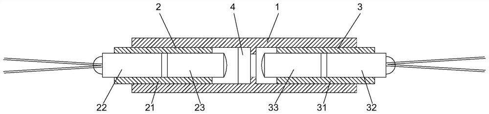 Optical system capable of realizing multi-wavelength laser beam combination and splitting