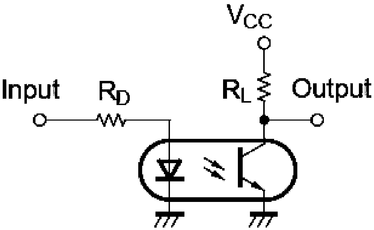 Circuit for improving transmission characteristics of optocoupler