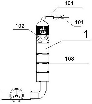 A wellhead casing associated gas recovery device