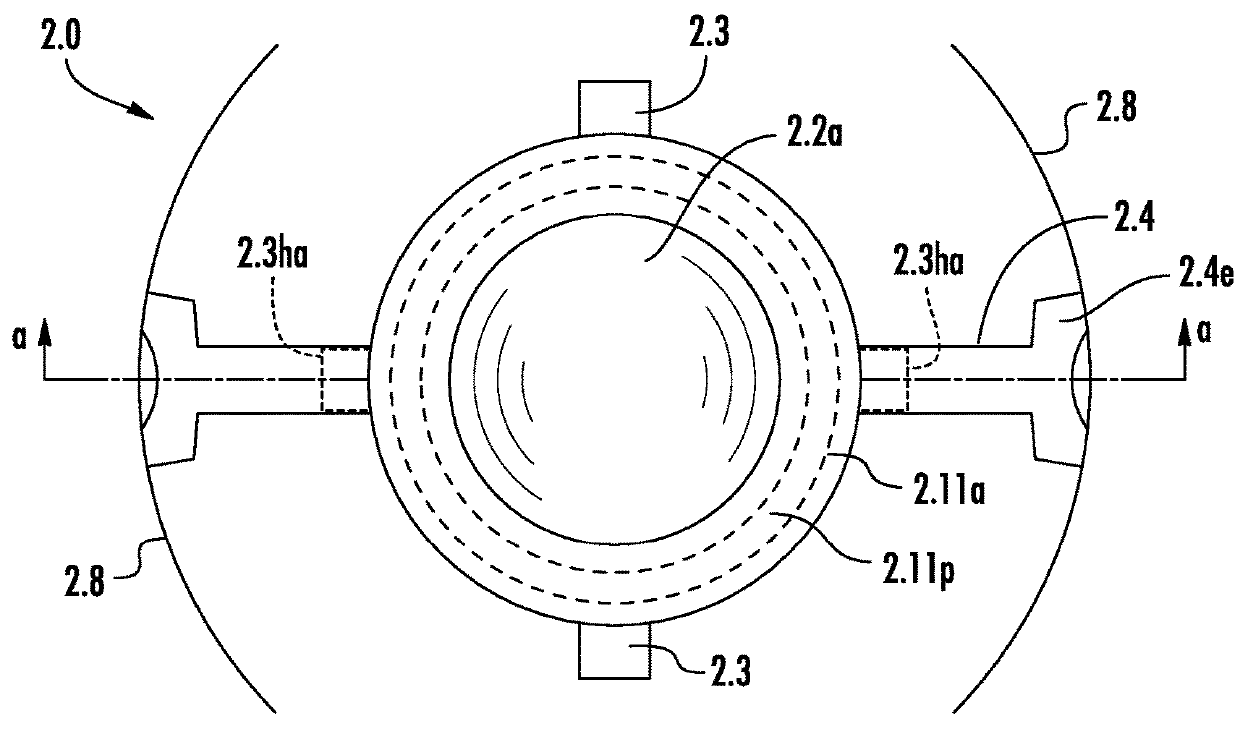 Bifurcated Haptic Aligner-Actuators for Accommodative Intraocular Lenses and Exemplary Aiols Aligned and Actuated Thereby