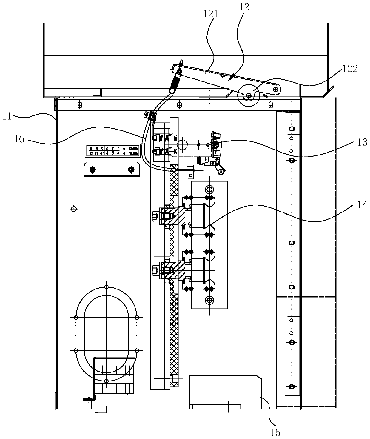 A photoelectric automatic docking device for tire crane cable reel