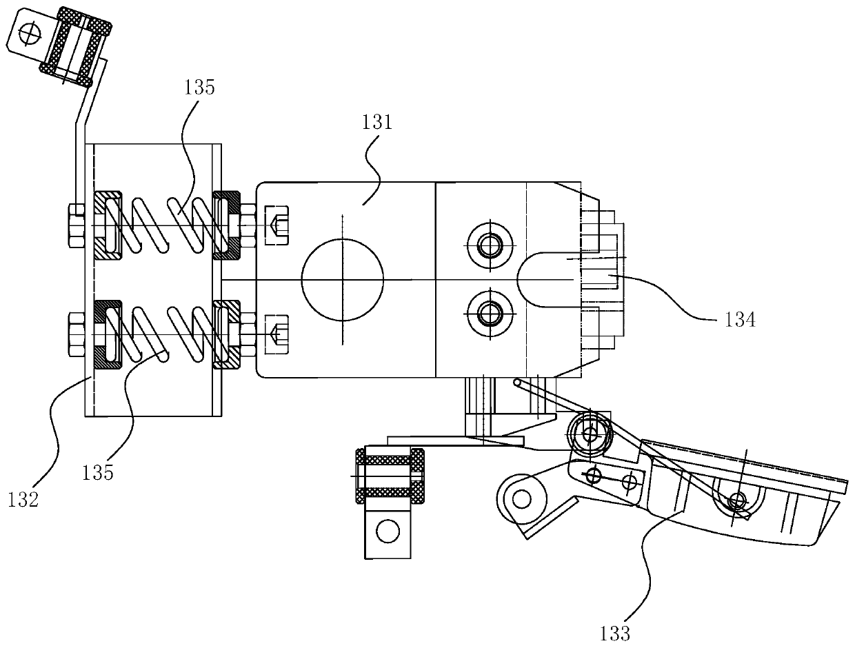 A photoelectric automatic docking device for tire crane cable reel