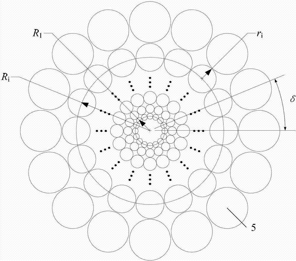 Wide view field logarithm pole coordinating mapping imaging method based on curve surface lens array