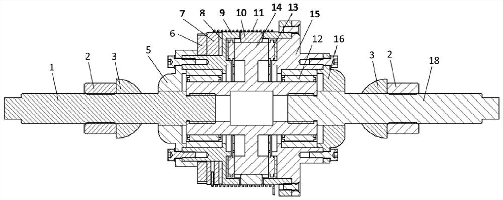 Large-force-reduction-ratio low-impact releasing mechanism for linear low-impact separation device