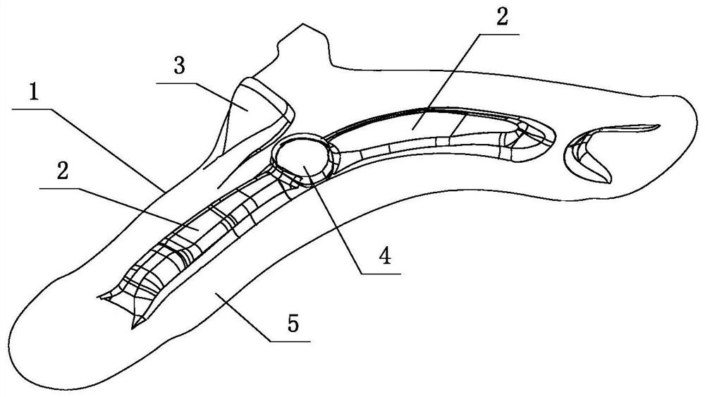 Forming process of automobile front lower control arm