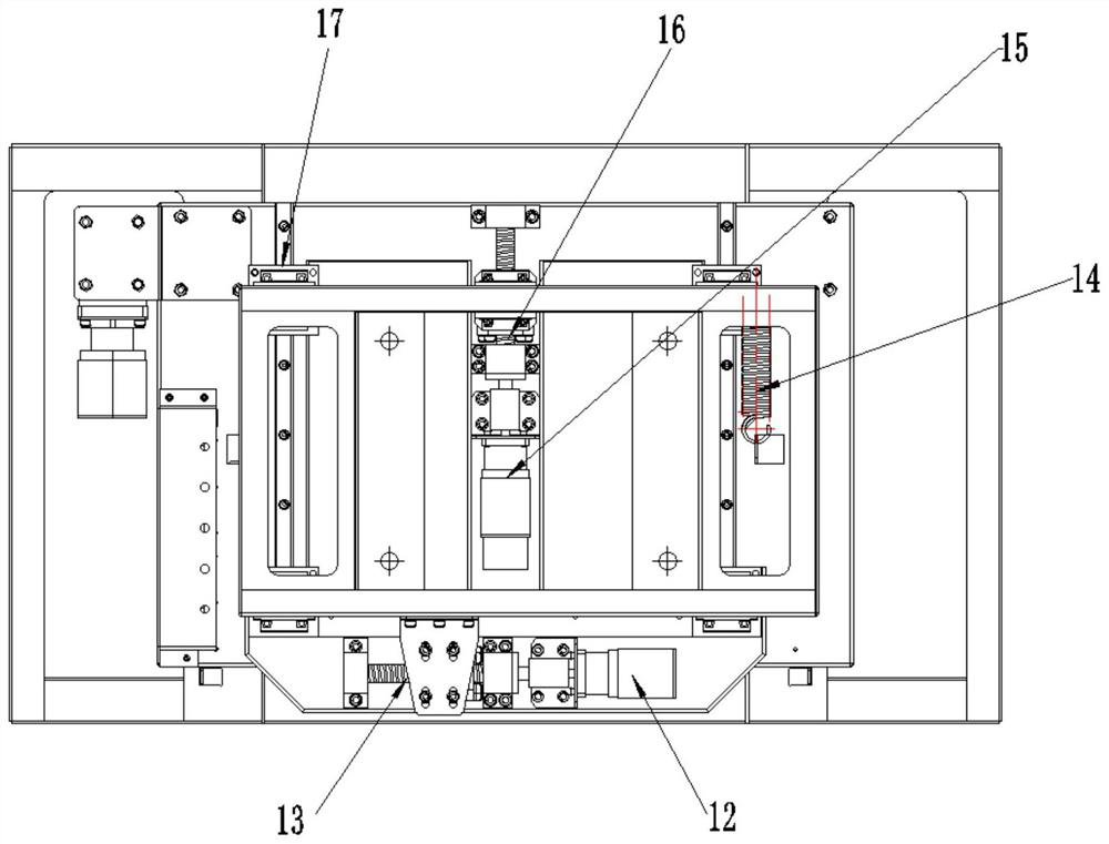 Display screen splicing, supporting and regulating device for screen