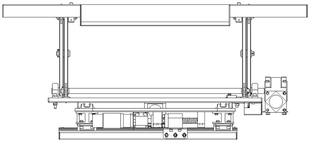 Display screen splicing, supporting and regulating device for screen