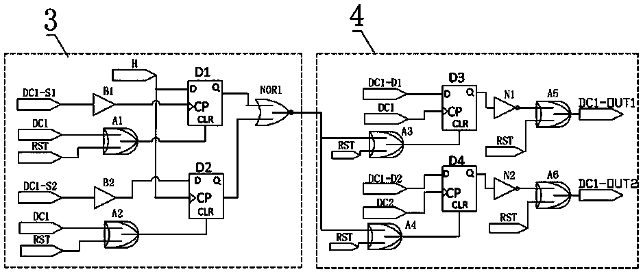 Multi-channel DC motor drive control system based on cpld