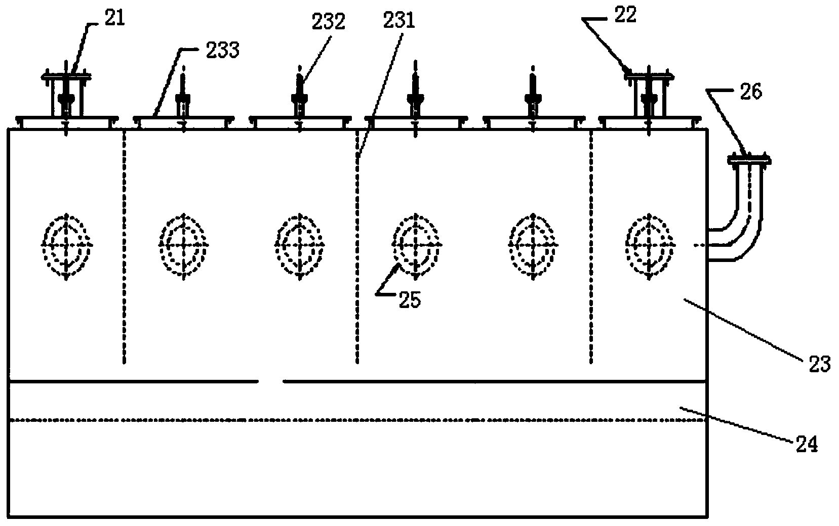 Naphthalene tail gas recycling system