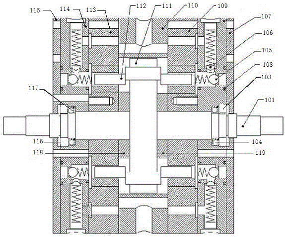 Low-speed axial plunger hydraulic pump