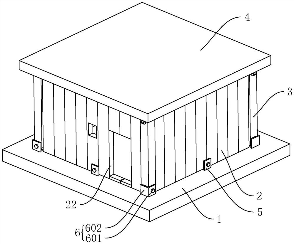 Prefabricated green building system and construction method