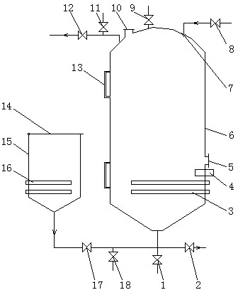Oil purifier reaction kettle capable of automatically adding filter aid