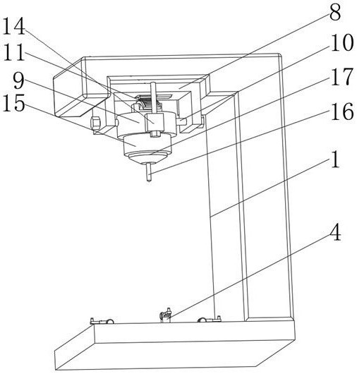 A mechanized processing device for hardware parts