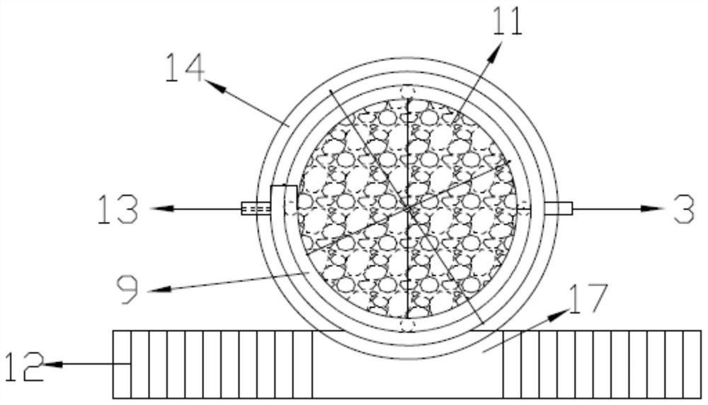 Microaerobic biological treatment system and method for degrading cyclic compounds in coal pyrolysis wastewater