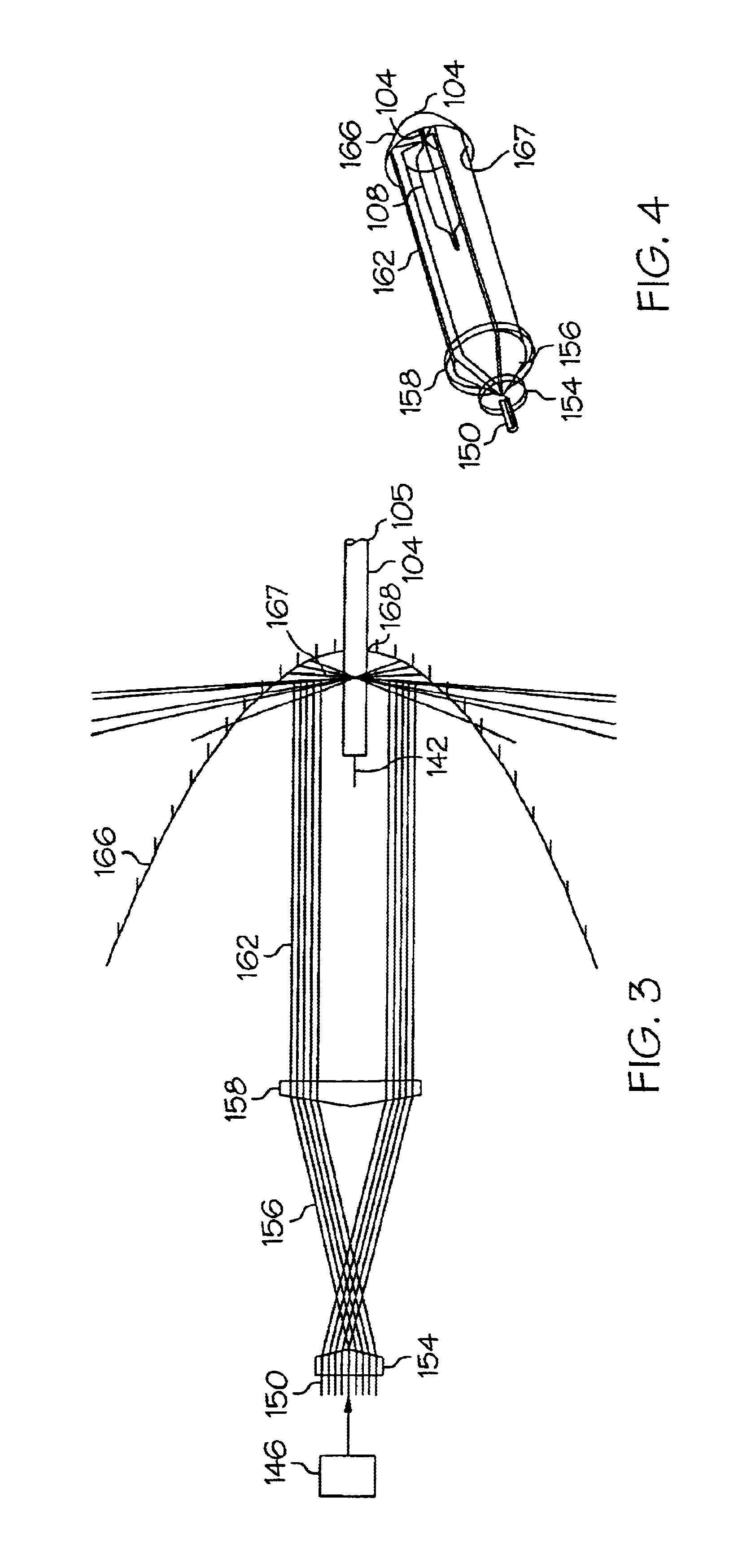 Method of applying a laser beam around the circumference of a catheter