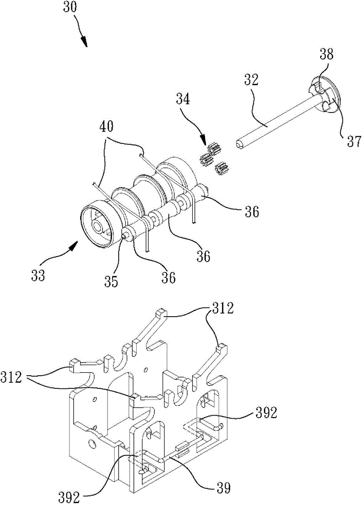 Curtain body braking mechanism of curtain without pulling rope