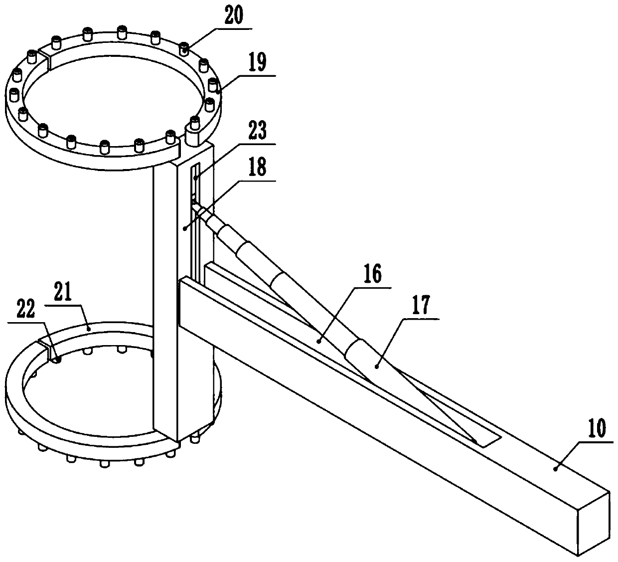 Omnibearing watering device for navel orange planting