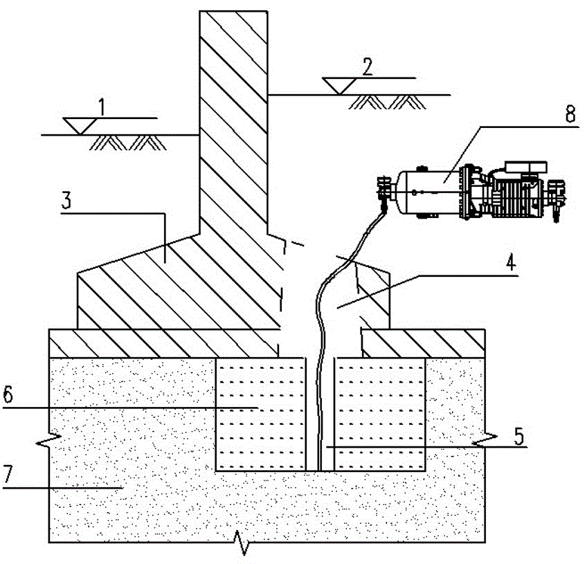 Deviation rectifying method for building