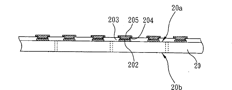 Circuit board construction embedded with semi-conductor chip and preparation thereof