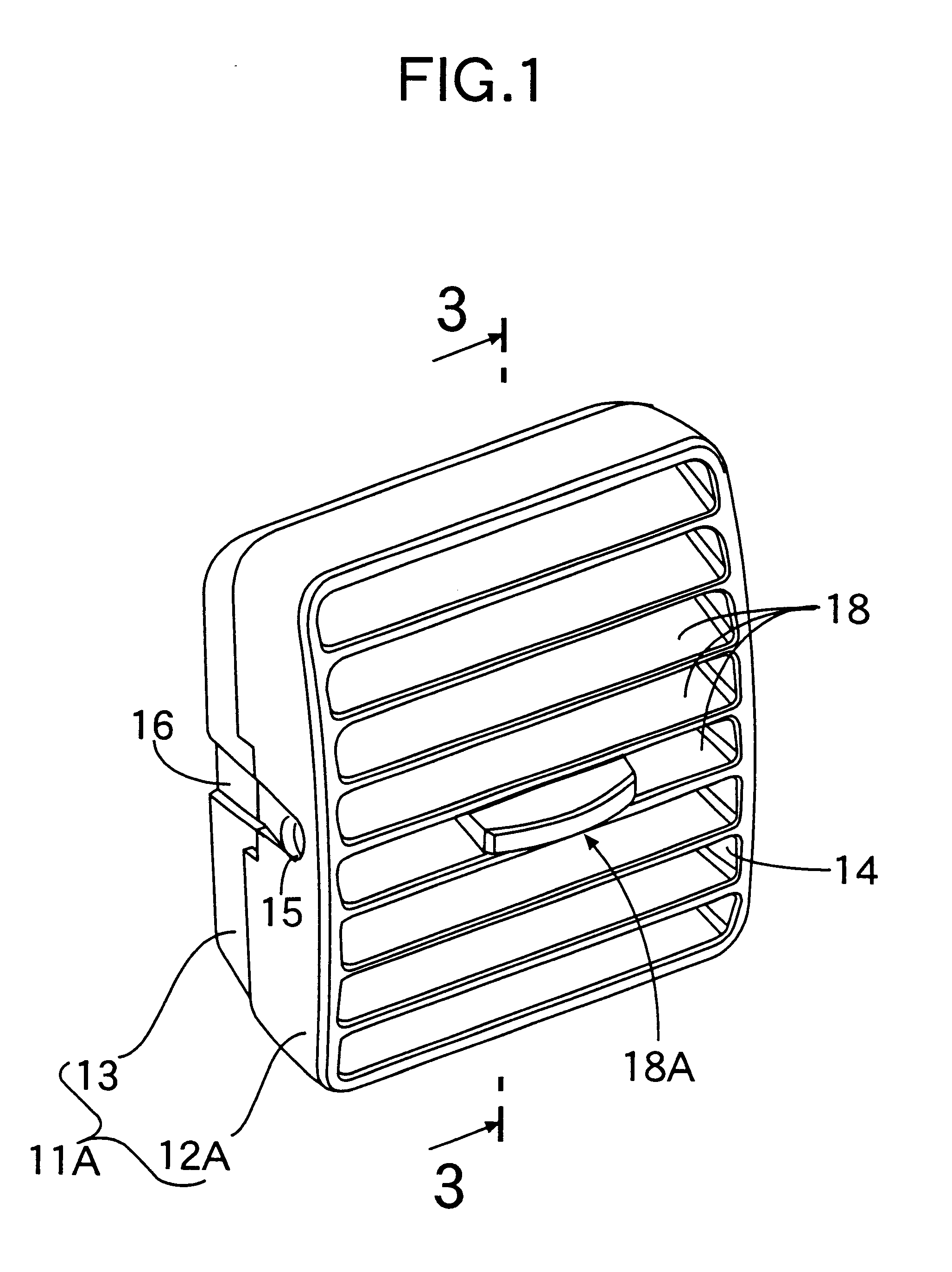 Air conditioner outlet vent device