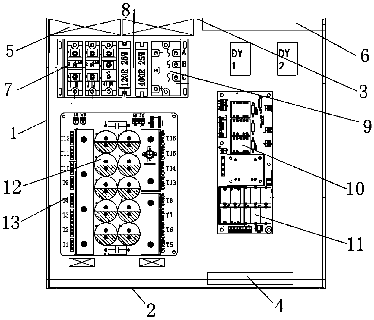 1-20KVA power special UPS host module of 3U standard case