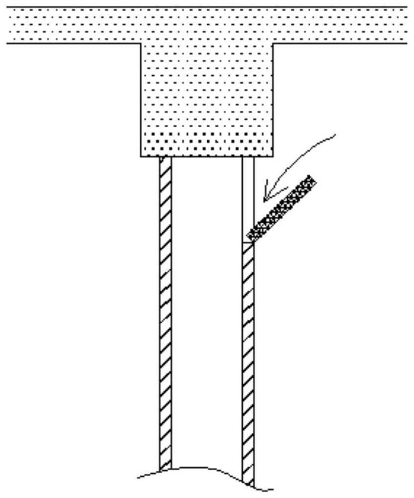 Constructional column structure and pouring method