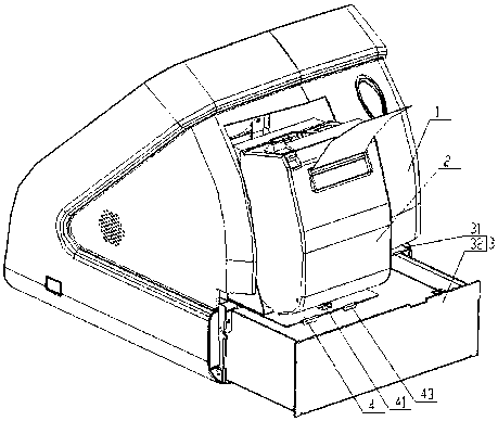 Dust-proof lottery machine