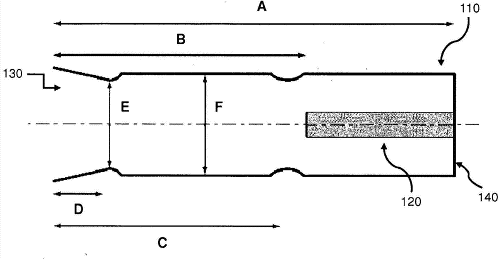 Smoking article for use with an internal heating element