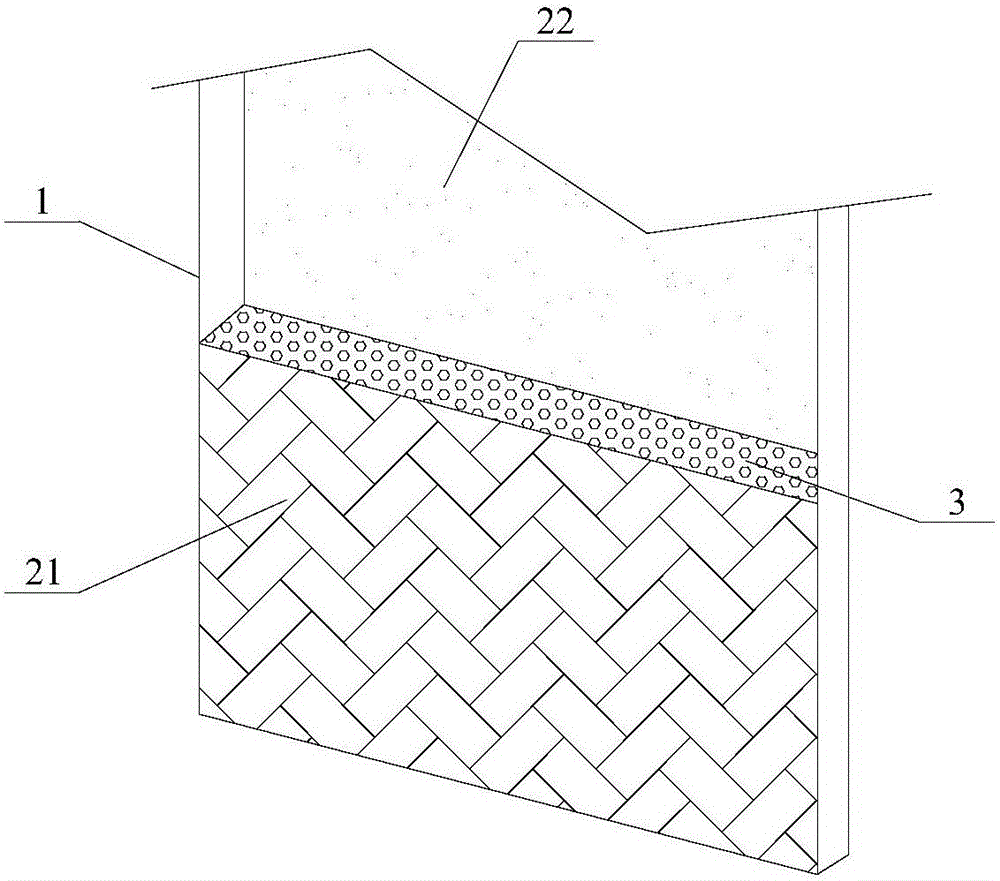 Light non-dismantling self-thermal-insulation cast-in-place wall and preparation method of filling material thereof