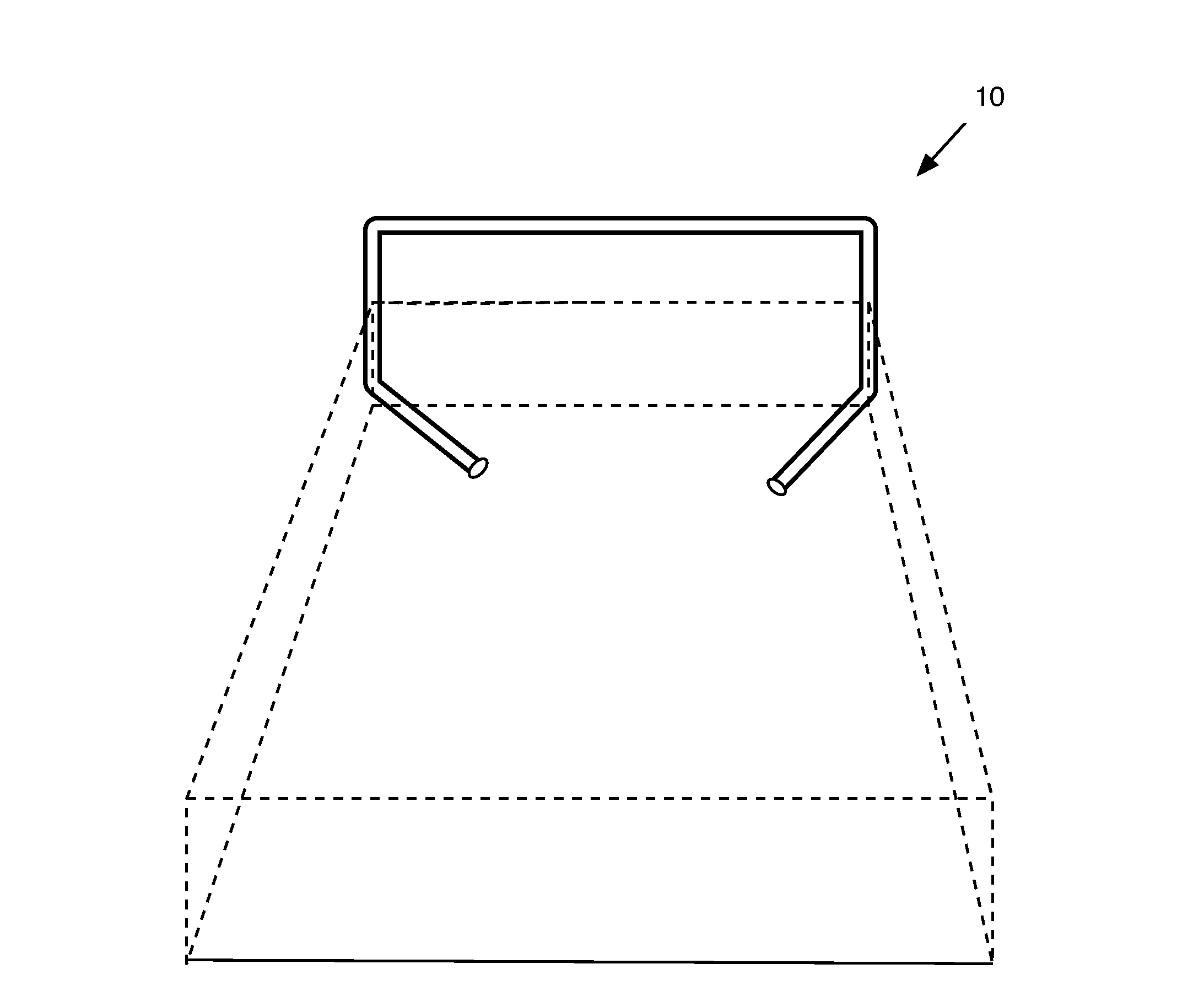 Support Frame for elevating a bed covering