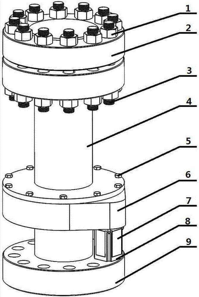 A horizontal well staged fracturing wellhead automatic ball thrower
