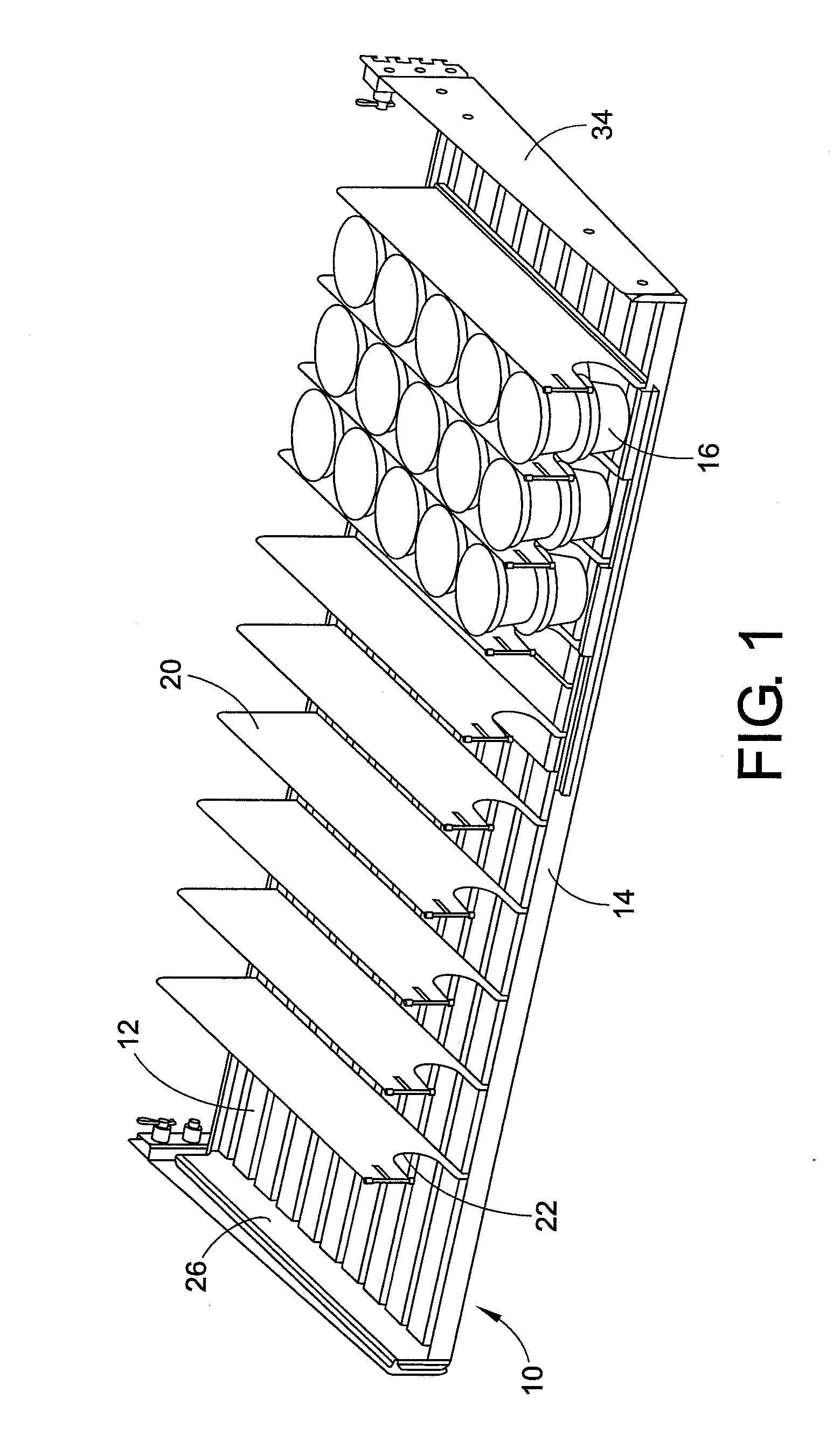 Adjustable mounting structure for a shelving system