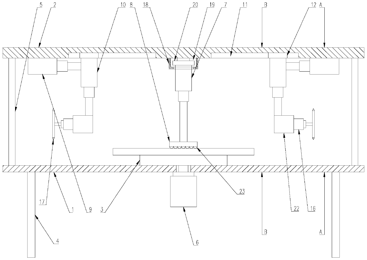 Wooden door plate cutting device