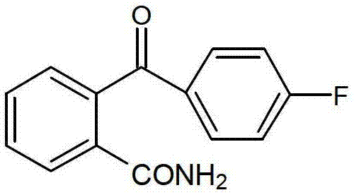 Method for preparing 2-(4-fluorobenzene formyl) benzamide