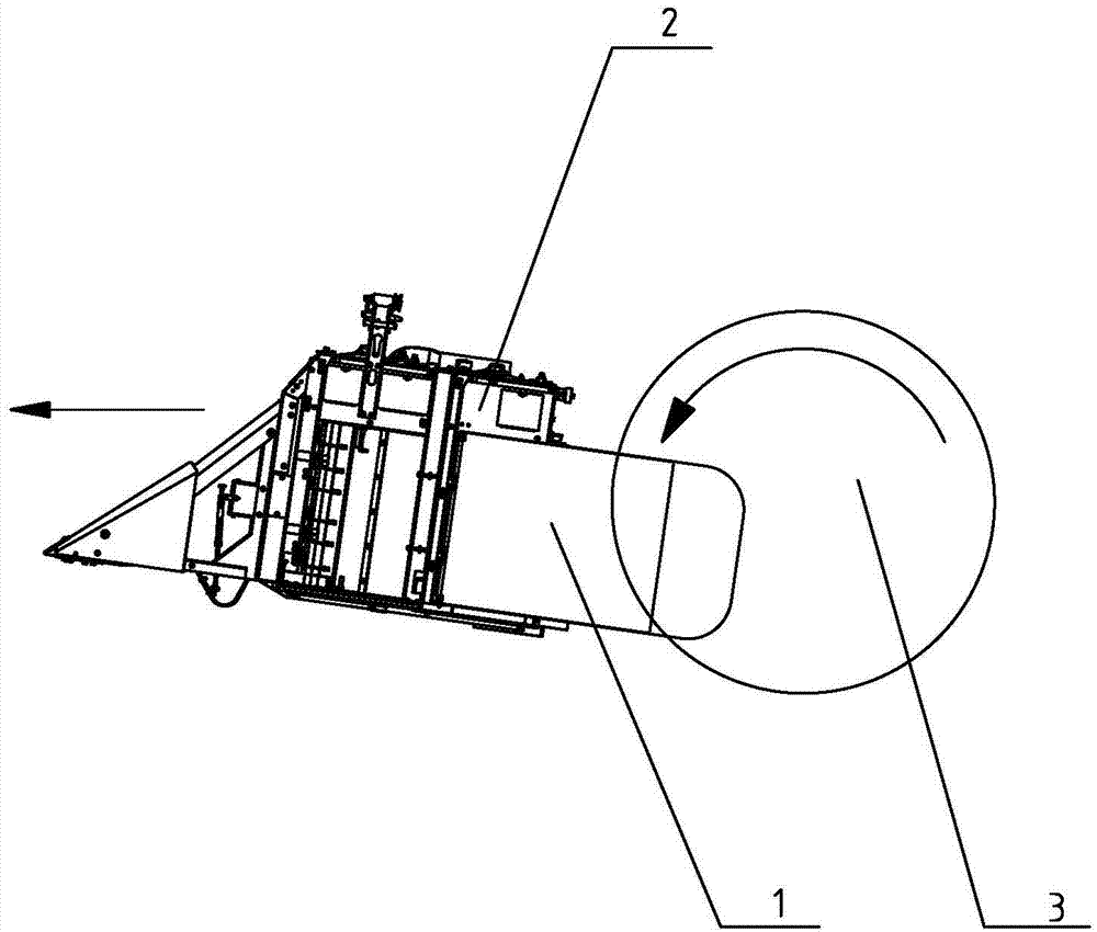 Walking side material-stopping device of cotton picker