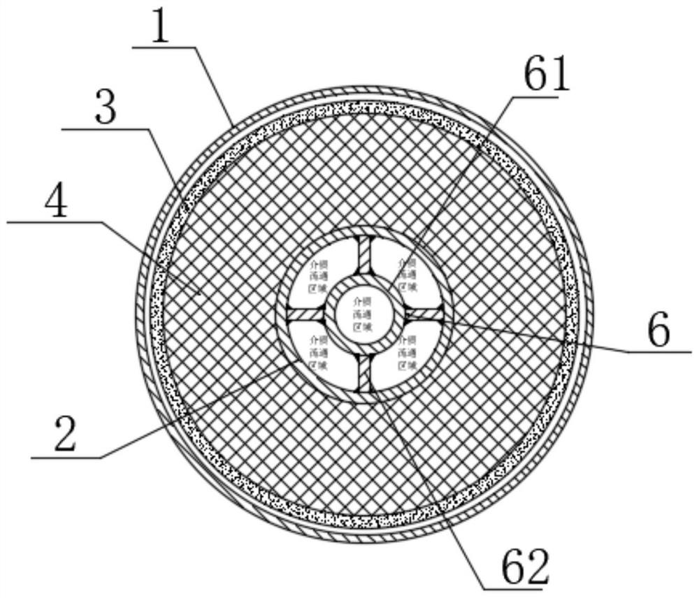 Electromagnetic heating device suitable for high-temperature and high-pressure working condition environment and using method of electromagnetic heating device