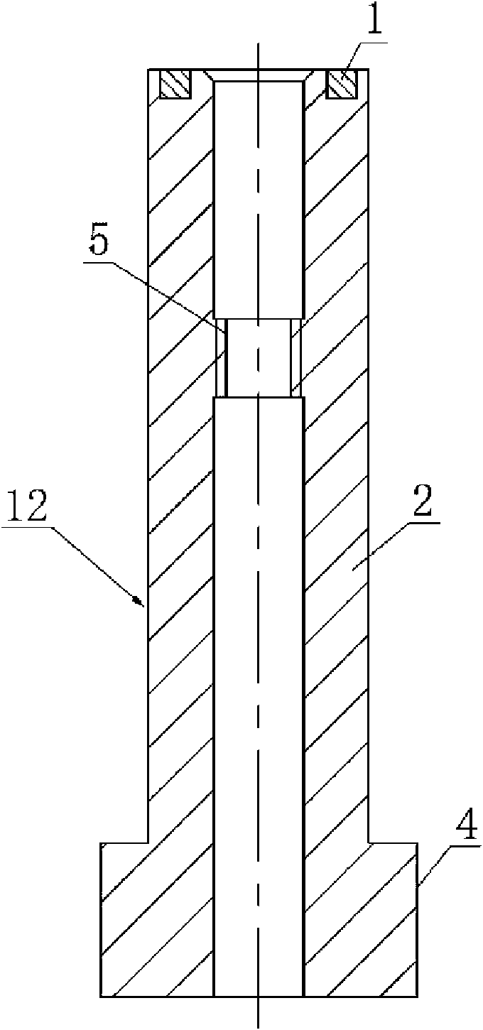 Mounting nut of prestressed steel bar