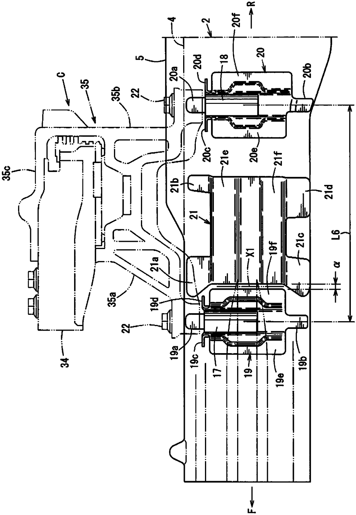 Powertrain mount structure of vehicle